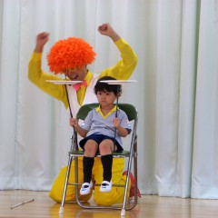 神奈川県川崎市の幼稚園イベントへ、ピエロを派遣いたしました。