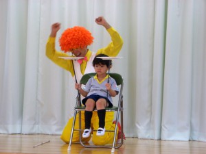 神奈川県川崎市の幼稚園イベントへ、ピエロを派遣いたしました。