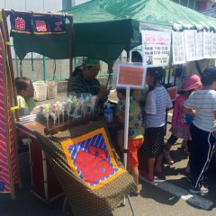 愛知県北名古屋市のお祭りへ、飴細工師を派遣しました！