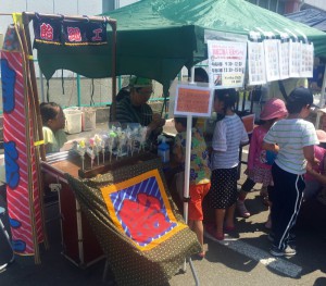 愛知県北名古屋市のお祭りへ、飴細工師を派遣しました！