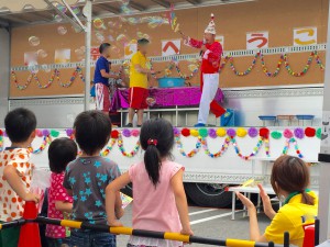 愛知県春日井市のお祭りへ、しゃぼん玉ショーを派遣しました！