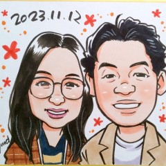 似顔絵師　ヤマダタカエ