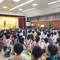 三重県南牟婁郡紀宝町のイベントに大道芸人を派遣しました。