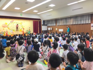 三重県南牟婁郡紀宝町のイベントに大道芸人を派遣しました。