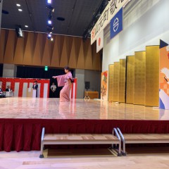 宮城県亘理郡山元町の敬老会イベントで日本舞踊を派遣しました。