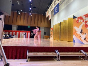 宮城県亘理郡山元町の敬老会イベントで日本舞踊を派遣しました。