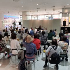 東京都中央区京橋と大阪府大阪市浪速区のショーに三味線弾きを派遣しました。