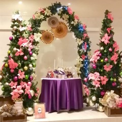 岩手県盛岡市のクリスマス会に変面ショーパフォーマーを派遣しました。