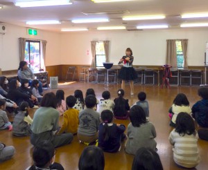 岐阜県多治見市の子ども会にマジシャンを派遣しました。