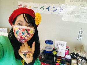 栃木県塩谷町にて、企業様社内イベントへフェイスペイントを派遣しました！