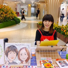 似顔絵師 安堂光姫