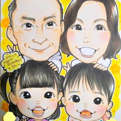似顔絵師 安堂光姫