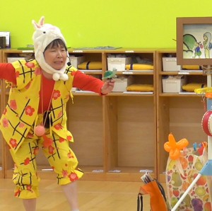 東京都北区の保育園の交流イベントへ、紙芝居師を派遣しました！