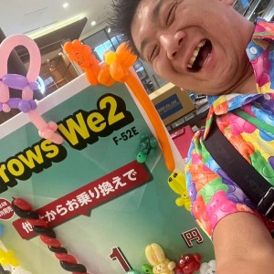 東京都日野市の携帯電話ショップの販売促進イベントに、バルーンアーティストを派遣しました！