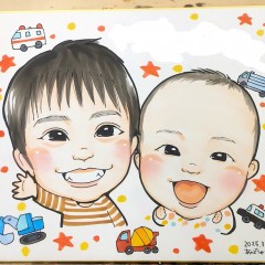 広島県福山市に似顔絵師を派遣しました！