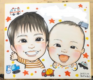 広島県福山市に似顔絵師を派遣しました！