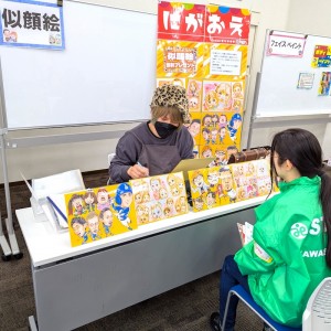 神奈川県川崎市に似顔絵師を派遣しました！