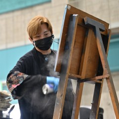 香川県高松市に、スプレーアーティストを派遣しました！