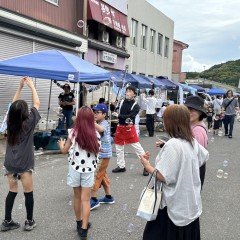 三重県熊野市のオール熊野フェスタにシャボン玉ショーを派遣しました！