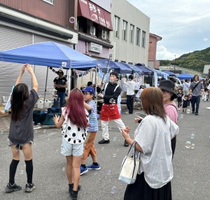 三重県熊野市のオール熊野フェスタにシャボン玉ショーを派遣しました！