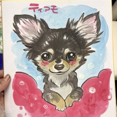 東京都江戸川区のマンションギャラリー イベントに似顔絵師を派遣しました
